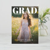 Aankondiging Modern Magazine Afstuderen (Staand voorkant)