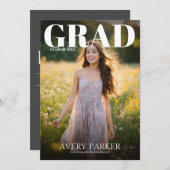 Aankondiging Modern Magazine Afstuderen (Voorkant / Achterkant)