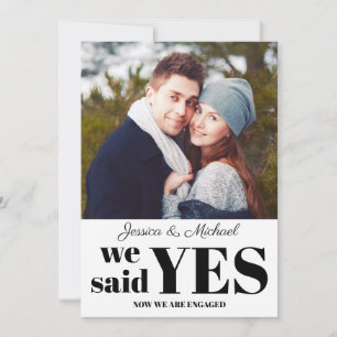 Aankondiging modern Verloving foto's