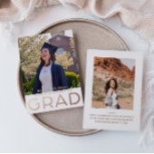 Aankondiging moderne Afstudeerder Gold Foil