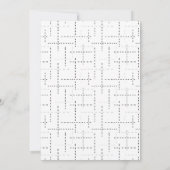 Aankondiging moderne foto-Baby geboortedatum (Achterkant)