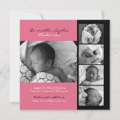 Aankondiging moderne foto geboorte (Voorkant)