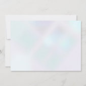 Aankondiging moderne geometrische foto-Afstuderen (Achterkant)