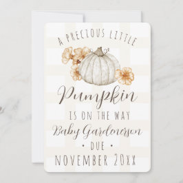 Aankondiging najaar Baby Foto Pumpkin