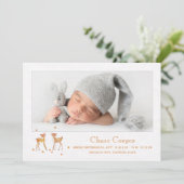 Aankondiging najaar foto geboorte (Staand voorkant)