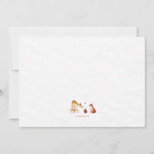 Aankondiging najaar foto geboorte (Achterkant)