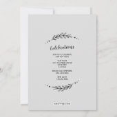 Aankondiging natuur Licht Afstuderen (Achterkant)