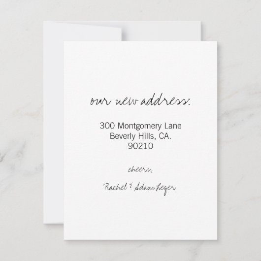 Aankondiging Nieuw Adres (Achterkant)