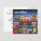 Aankondiging nieuw adres schattige groep (Voorkant / Achterkant)