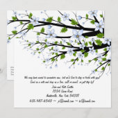 Aankondiging Nieuw Adres Spring Blossoms (Voorkant / Achterkant)