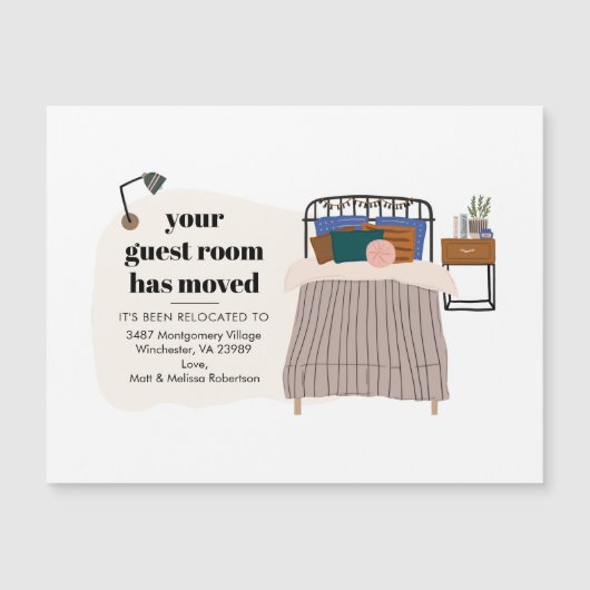 Aankondiging nieuw adres verplaatsen (Voorkant)