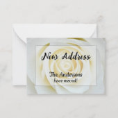 Aankondiging nieuw adres Witte Roos (Voorkant)