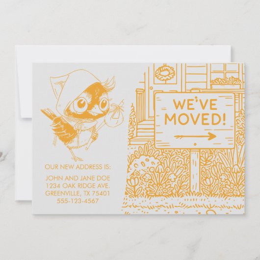 aankondiging nieuw huisadres (Voorkant)