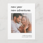 Aankondiging nieuw jaar avonturen foto-Verloving (Voorkant)