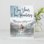 Aankondiging nieuw jaar Verloving avonturen (Staand voorkant)