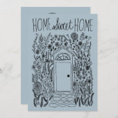 Aankondiging nieuwe adres verhuisbericht Tuin Deur (Voorkant / Achterkant)