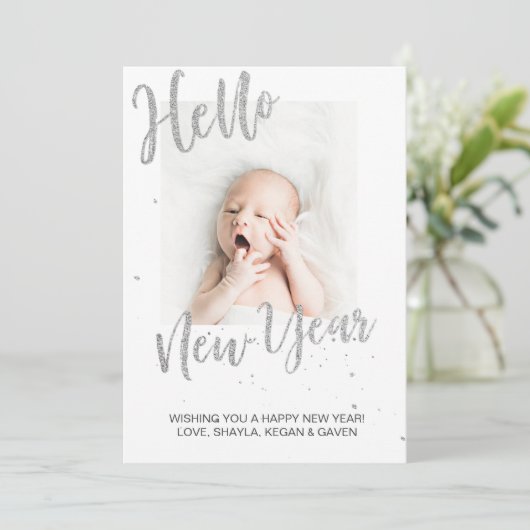 Aankondiging nieuwe Baby (Staand voorkant)