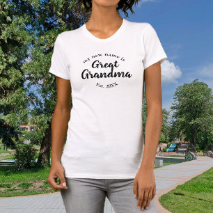 Aankondiging Nieuwe Baby voor Oma van Oma T-shirt