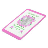 Aankondiging nieuwe babymeisje flexibele magneet (Linkerzijde)