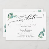 Aankondiging nieuwe datum Eucalyptus uitgestelde b (Voorkant / Achterkant)