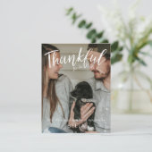 Aankondiging nieuwe familielid Foto van Thanksgivi (Staand voorkant)