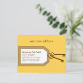 Aankondiging nieuwe sleutelbos verhuisbericht (Staand voorkant)