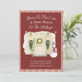 Aankondiging nieuwe thuisadres Verhuisde feestdag (Staand voorkant)