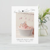 Aankondiging nieuwjaar extra vakantie (Staand voorkant)