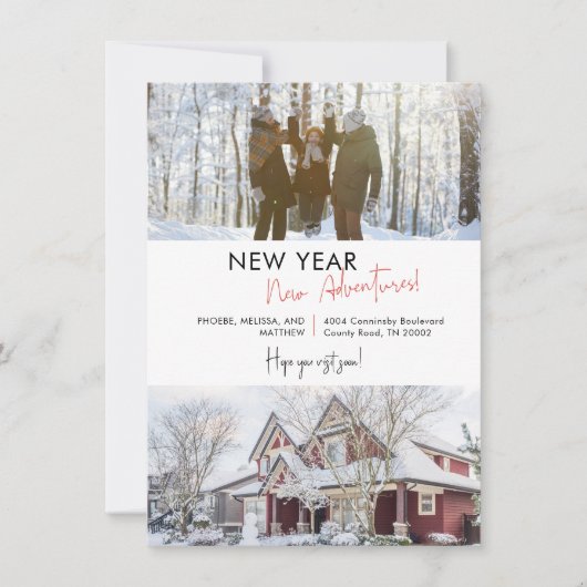 Aankondiging nieuwjaarsvakantie (Voorkant)