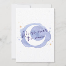 Aankondiging of uitnodiging van het baby shower