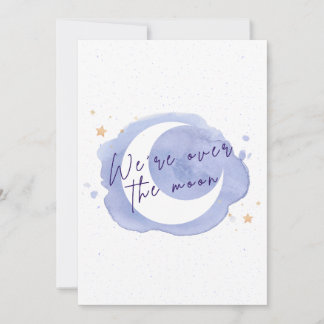 Aankondiging of uitnodiging van het baby shower