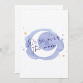 Aankondiging of uitnodiging voor baby shower (Voorkant / Achterkant)