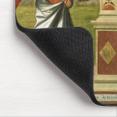 Aankondiging (olie op het paneel) (detail van 1209 muismat (Hoek)