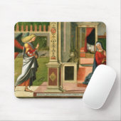 Aankondiging (olie op het paneel) (detail van 1209 muismat (Met muis)