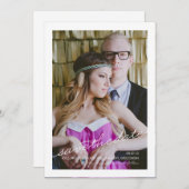 Aankondiging om de datum te reserveren (Voorkant / Achterkant)