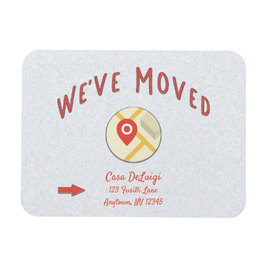 Aankondiging online computerkaartpictogram magneet (Horizontaal)