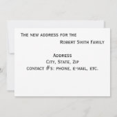 Aankondiging - Onze nest uitzaaien ... (Achterkant)