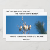 Aankondiging - Onze nest uitzaaien ... (Voorkant / Achterkant)