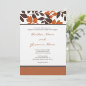 Aankondiging op aangepast feest (Staand voorkant)