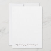 Aankondiging op aangepast feest (Achterkant)