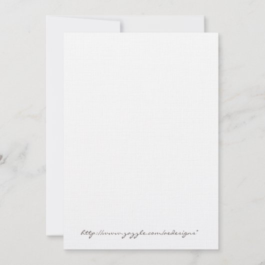 Aankondiging op aangepast feest (Achterkant)