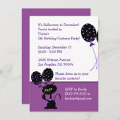 Aankondiging op Aanwezigheidsfeest op basis van aa (Voorkant / Achterkant)