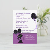 Aankondiging op Aanwezigheidsfeest op basis van aa (Staand voorkant)