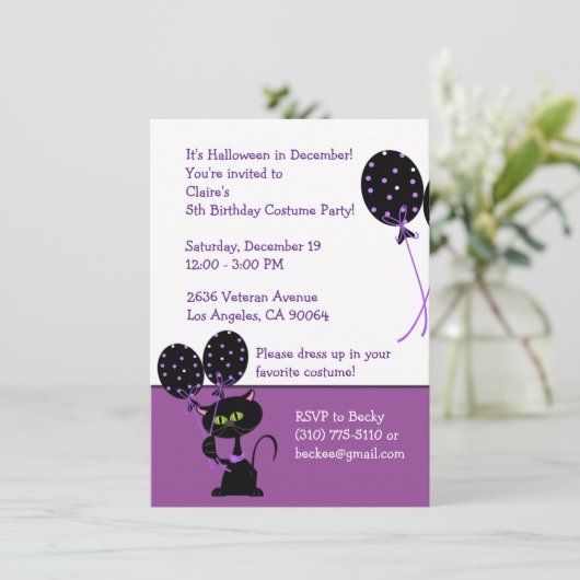 Aankondiging op Aanwezigheidsfeest op basis van aa (Staand voorkant)