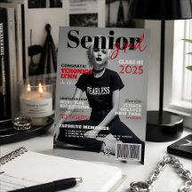Aankondiging op de cover van een modern tijdschrif