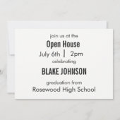 Aankondiging Open House voor moderne multi-foto-Af (Achterkant)