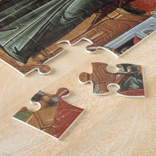 Aankondiging Orthodox Christelijk Icoon Legpuzzel (Zijkant)
