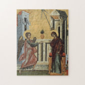 Aankondiging Orthodox Christelijk Icoon Legpuzzel (Verticaal)