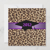 Aankondiging Paarse Afstuderen Cheetah (Achterkant)