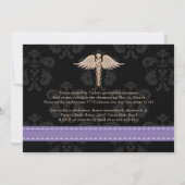 Aankondiging Paarse Afstuderen Medische School (Achterkant)